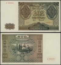 100 złotych 1.08.1941, seria A, numeracja 059131