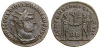 antoninian bilonowy 295–296, Heraclea, Aw: Popie