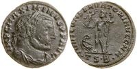 follis 312–313, Tessaloniki, Aw: Głowa cesarza w