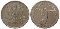 5 złotych 1928, Bruksela, NIKE, Parchimowicz 114