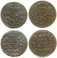 Polska, lot 2 x 1 grosz, 1765 g, 1781 EB