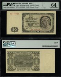 50 złotych 1.07.1948, seria DC, numeracja 679542