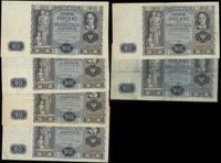 zestaw 8 banknotów, zestaw: 5 x 20 złotych 11.11
