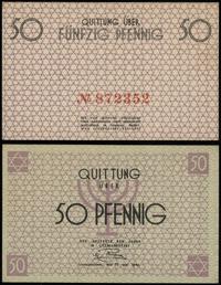 50 fenigów 15.05.1940, numeracja 872352 w kolorz