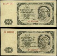 Polska, zestaw 6 banknotów, 1.07.1948