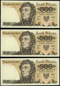 Polska, zestaw: 6 x 500 złotych, 1.06.1982