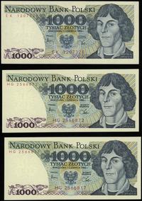 zestaw: 5 x 1.000 złotych 1.06.1982, serie : 1 x