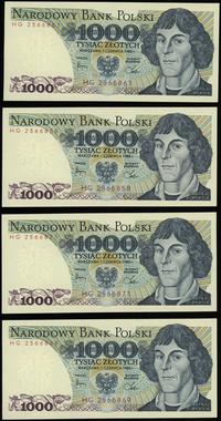 Polska, zestaw: 12 x 1.000 złotych, 1.06.1982