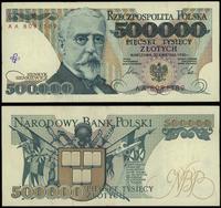 500.000 złotych 20.04.1990, seria AA, numeracja 