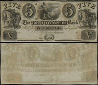 5 dolarów 18... (1838), seria A, niewypełniony b