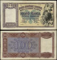 100 franga bez daty (1944), seria P8, numeracja 