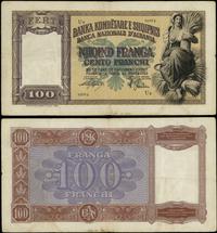 100 franga bez daty (1944), seria U2, numeracja 