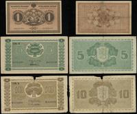 Finlandia, zestaw 3 banknotów, 1916 i 1939