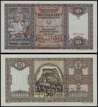 50 koron 15.10.1940, seria Lh, numeracja 067069,