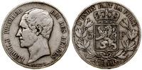 Belgia, 5 franków, 1849