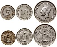 Ekwador, zestaw 3 monet