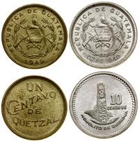 zestaw 2 monet 1949, w skład zestawu wchodzi 10 