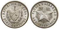 10 centavos 1949, Filadelfia, srebro próby 900, 