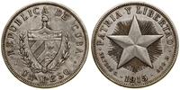 1 peso 1915, Filadelfia, srebro próby 900, 26.7 
