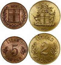 Islandia, zestaw 2 monet