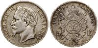 5 franków 1867 A, Paryż, srebro próby "900" 24.7