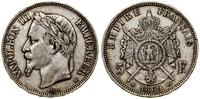 Francja, 5 franków, 1869 BB