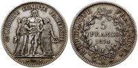 Francja, 5 franków, 1874 K