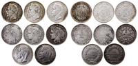 Francja, zestaw: 8 x 5 franków, 1850–1868