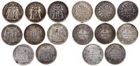 Francja, zestaw: 8 x 5 franków, 1873–1874