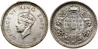 Indie, 1 rupia, 1942 B