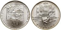 50 koron 1991, Kremnica, Pieszczany, srebro prób