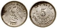 5 centavos 1903 CnV, Culiacán, srebro próby 900,