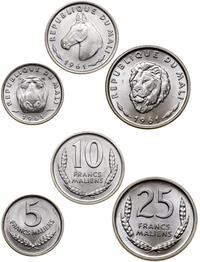 zestaw 3 monet 1961, Kremnica, w skład zestawu w