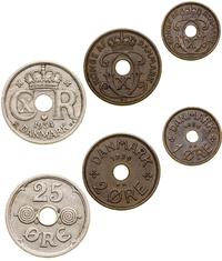 Dania, zestaw 3 monet, 1934