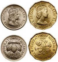 zestaw 2 monet 1959, Londyn, w skład zestawu wch