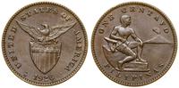 1 centavo 1926, Manila, brąz, patyna, KM 163