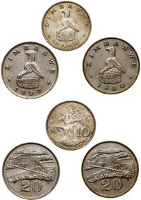 zestaw 3 monet, w skład zestawu wchodzi 20 centó
