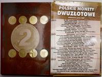 Polska, zestaw monet dwuzłotowych z lat 2000–2003
