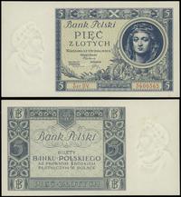 5 złotych 2.01.1930, seria DV, numeracja 5600565