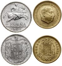 Hiszpania, lot 2 monet, 1953