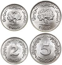 Tunezja, lot 6 monet