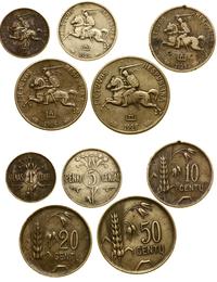 lot 5 monet, 1 cent 1925, 5 centów 1925, 10 cent