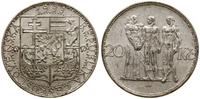 20 koron 1933, Kremnica, srebro próby 700, 12 g,