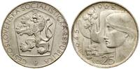 Czechosłowacja, 25 koron, 1965