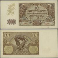 10 złotych 1.03.1940, seria M, numeracja 7851621