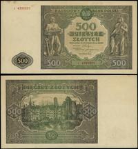 500 złotych 15.01.1946, seria I, numeracja 43952