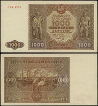 1.000 złotych 15.01.1946, seria C, numeracja 661