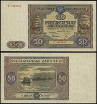 50 złotych 15.05.1946, seria P, numeracja 468757