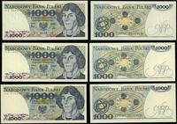 zestaw: 3 x 1.000 złotych 1.06.1982, serie HS, K