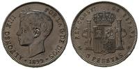 5 peset 1899/SG-V, Madryt, srebro "900" 25.0 g, 